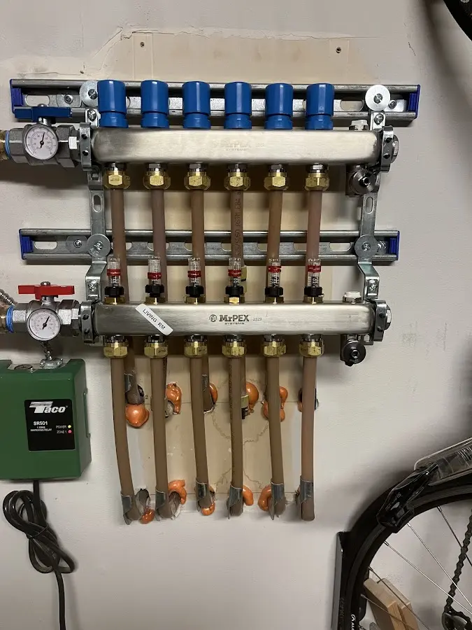 Plumber performing Leak Detection at a residential property in Fairburn